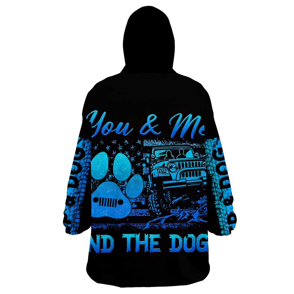 Jeep Life Wearable Blanket Hoodie You & Me And The Dogs DT01