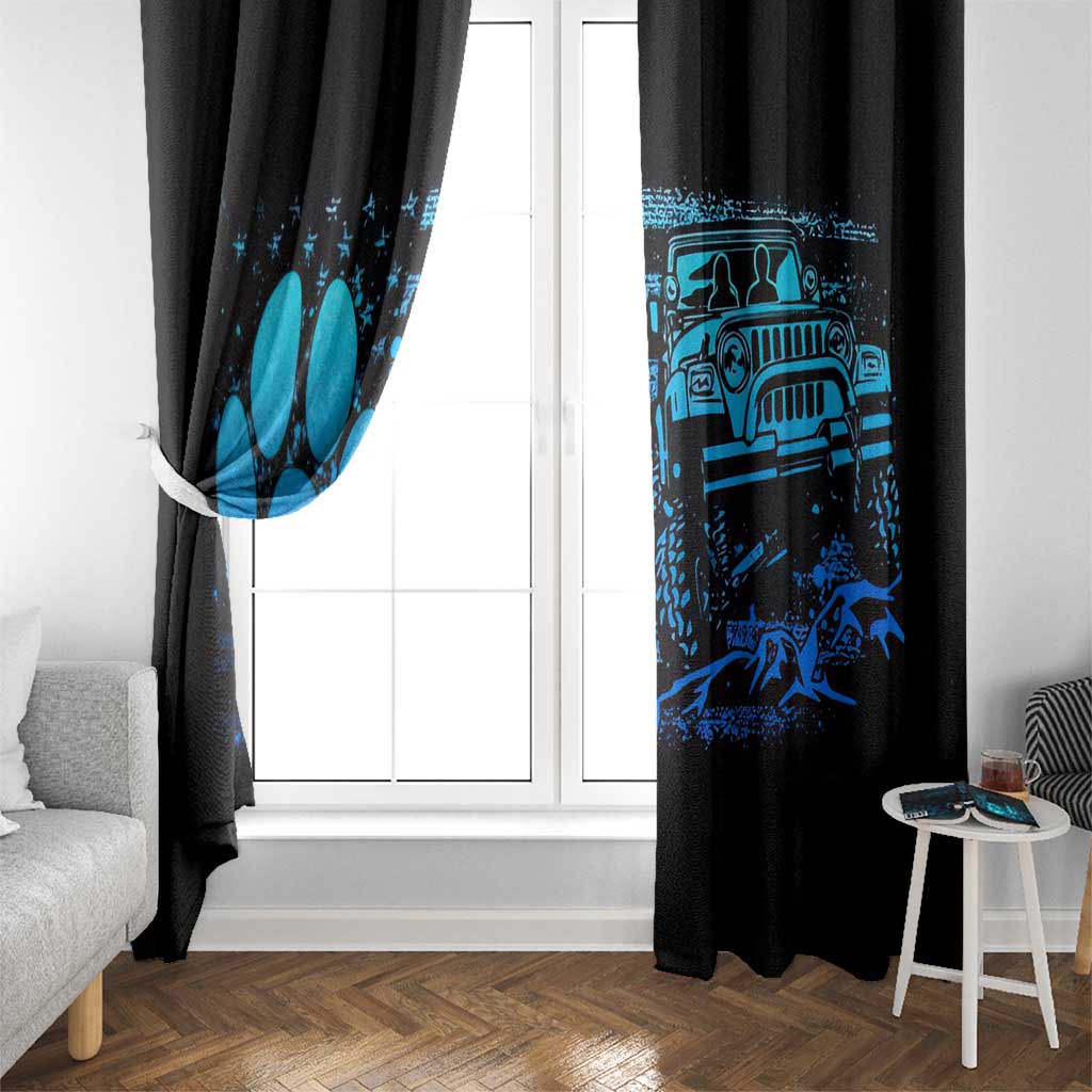 Jeep Life Window Curtain You & Me And The Dogs DT01