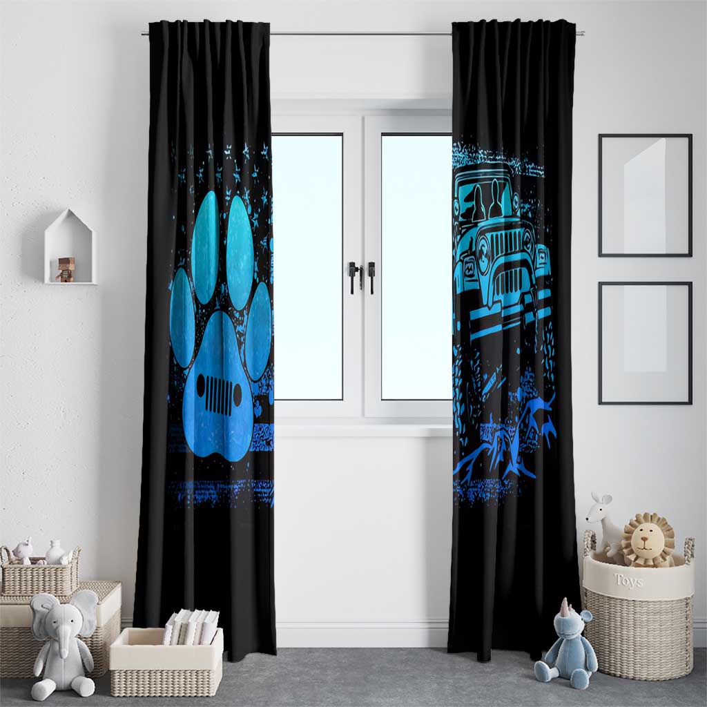 Jeep Life Window Curtain You & Me And The Dogs DT01