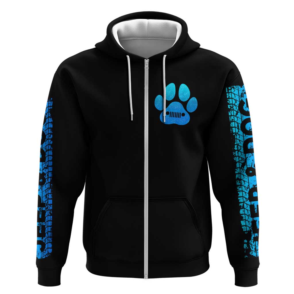 Jeep Life Zip Hoodie You & Me And The Dogs DT01