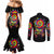 Hippie Jeep Couples Matching Mermaid Dress and Long Sleeve Button Shirt Daisy Jeep Girl