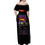 Glowing Jeep Off Shoulder Maxi Dress Jeep Girl Iam Who Iam Your Approval Isn't Needed