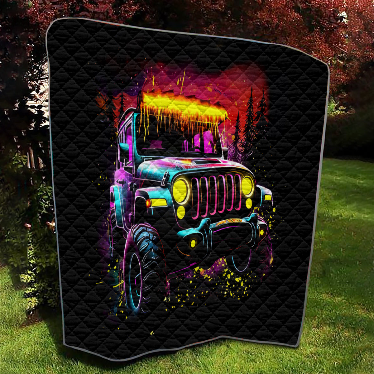 Glowing Jeep Quilt Jeep Girl Iam Who Iam Your Approval Isn't Needed