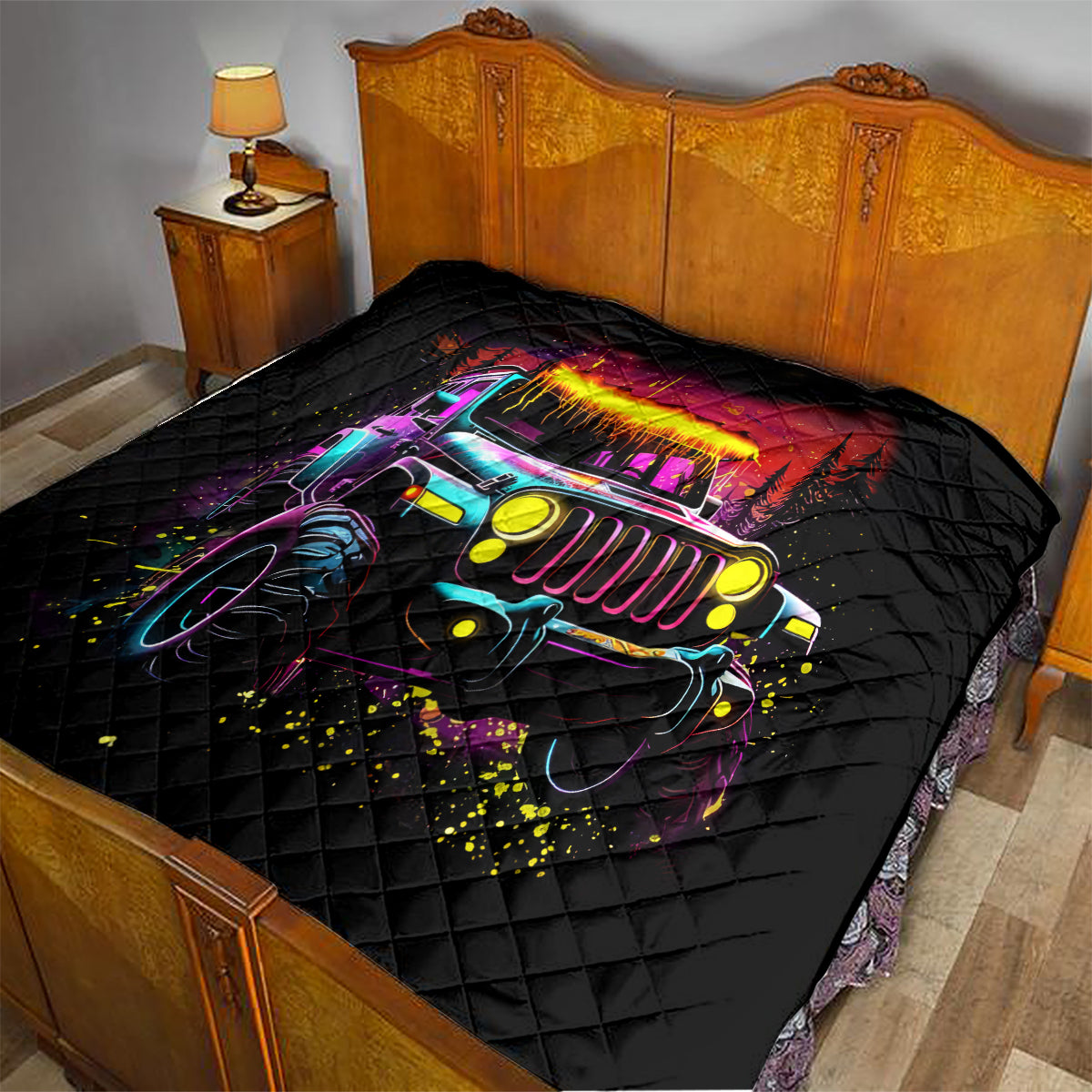 Glowing Jeep Quilt Jeep Girl Iam Who Iam Your Approval Isn't Needed