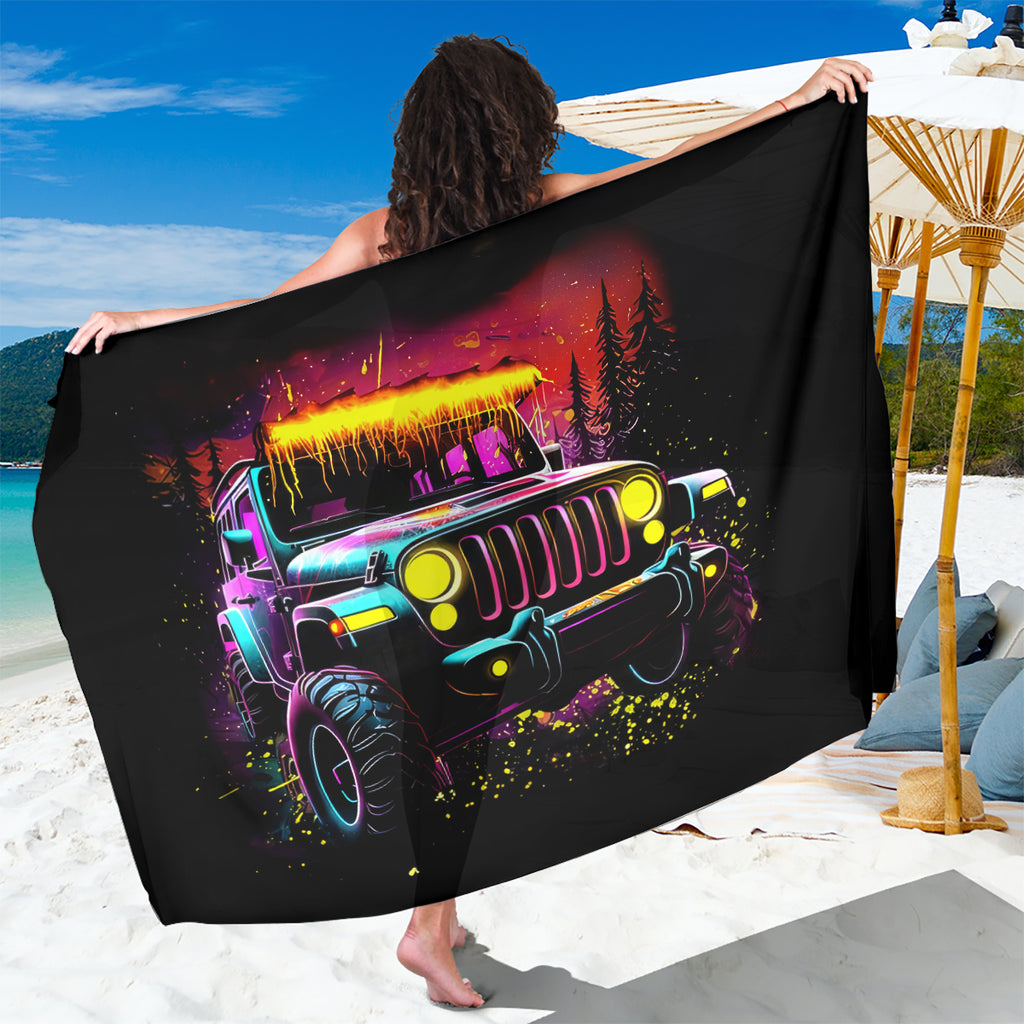 Glowing Jeep Sarong Jeep Girl Iam Who Iam Your Approval Isn't Needed
