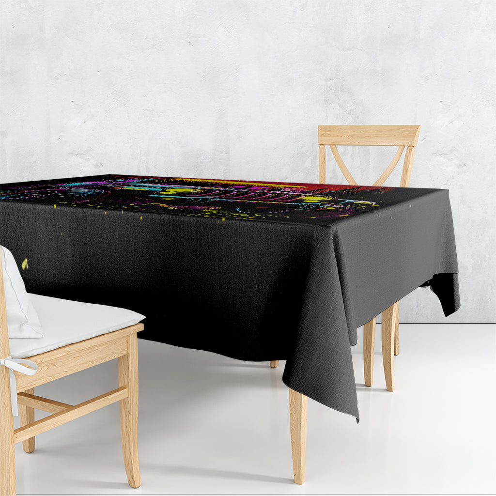 Glowing Jeep Tablecloth Jeep Girl Iam Who Iam Your Approval Isn't Needed
