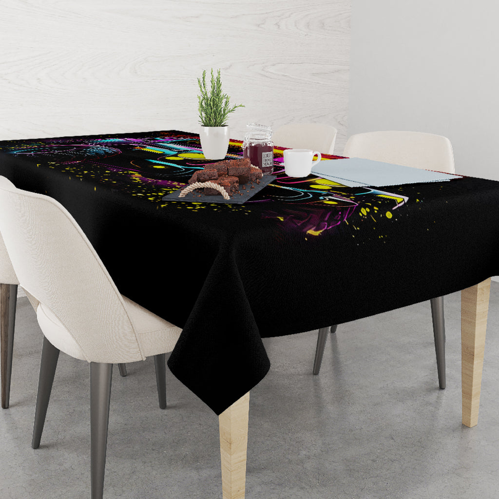 Glowing Jeep Tablecloth Jeep Girl Iam Who Iam Your Approval Isn't Needed