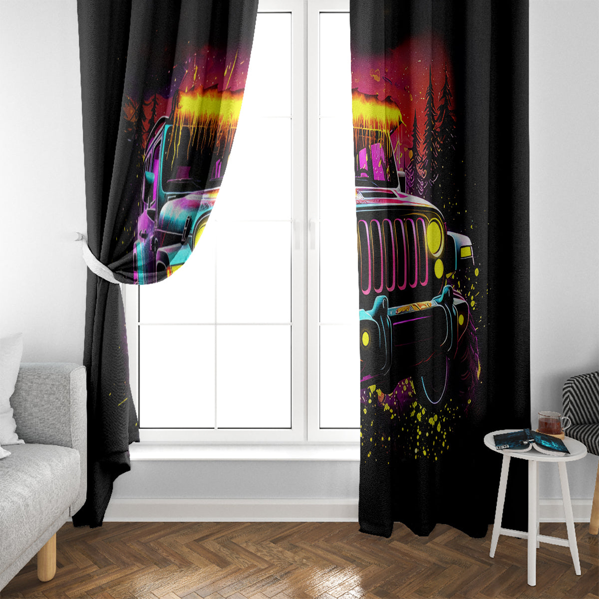 Glowing Jeep Window Curtain Jeep Girl Iam Who Iam Your Approval Isn't Needed