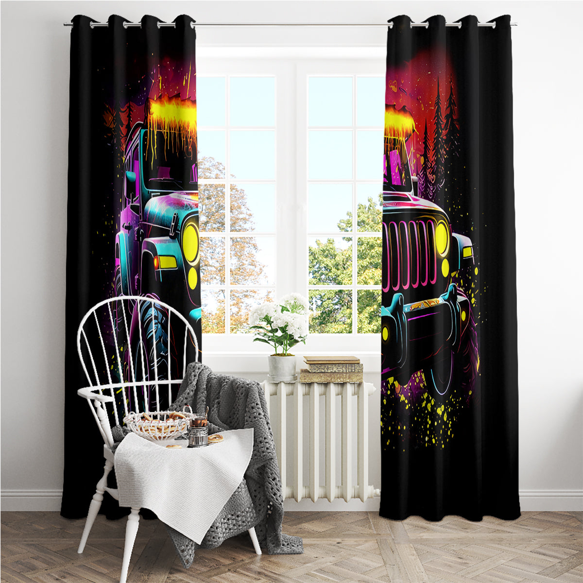 Glowing Jeep Window Curtain Jeep Girl Iam Who Iam Your Approval Isn't Needed