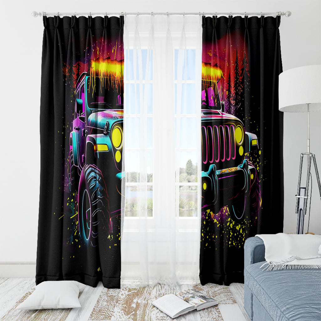 Glowing Jeep Window Curtain Jeep Girl Iam Who Iam Your Approval Isn't Needed