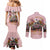 Flower Jeep Couples Matching Mermaid Dress and Long Sleeve Button Shirt Not All Who Wander Are Lost