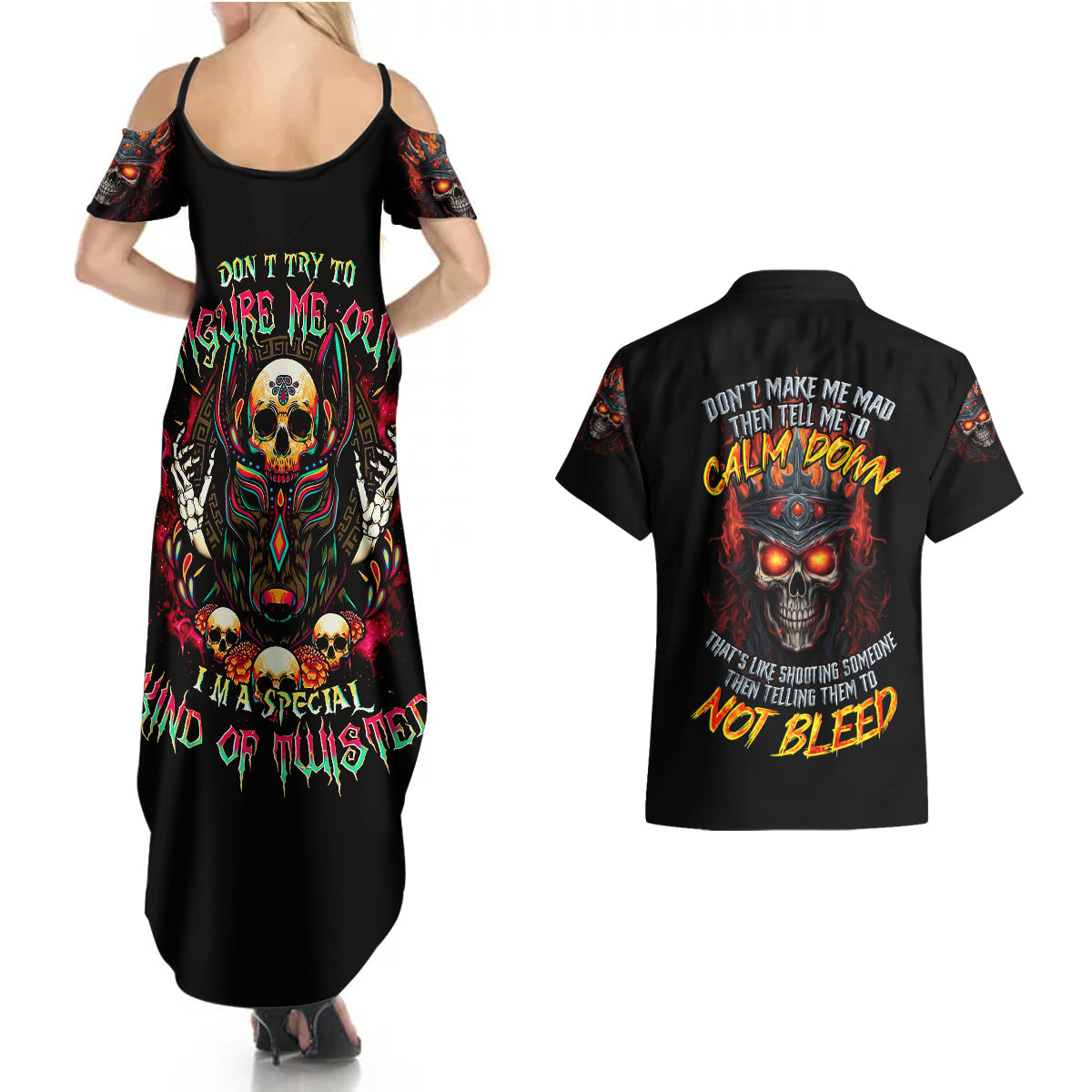 king-skull-couples-matching-summer-maxi-dress-and-hawaiian-shirt-dont-make-me-mad-then-tell-me-to-calm-down