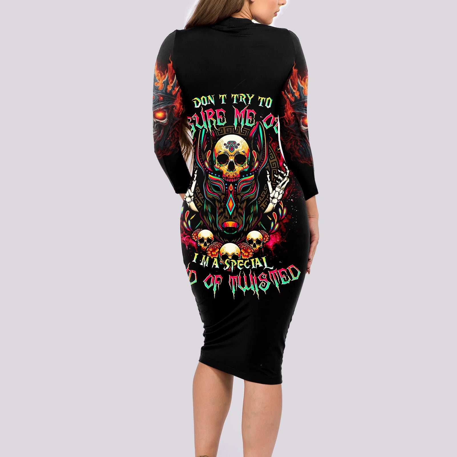 king-skull-long-sleeve-bodycon-dress-dont-make-me-mad-then-tell-me-to-calm-down