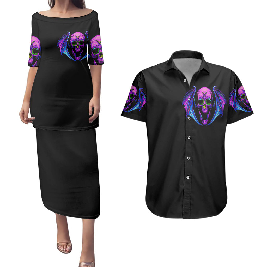 bat-skull-couples-matching-puletasi-dress-and-hawaiian-shirt-bat-skull-hello-darkness-my-old-friend