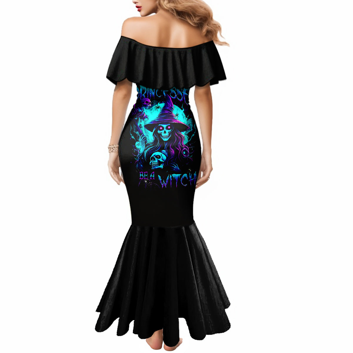 witch-skull-mermaid-dress-skull-witch-hello-darkness-my-old-friend