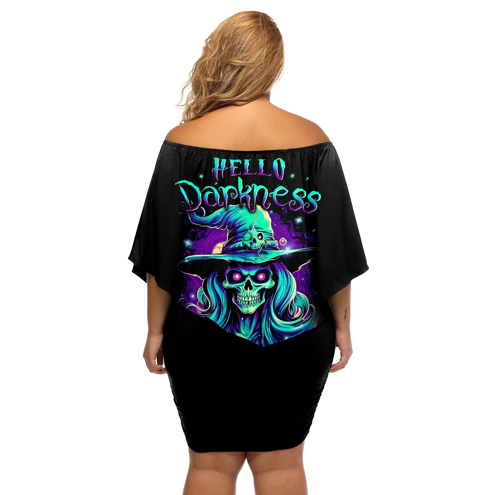 witch-skull-off-shoulder-short-dress-skull-witch-hello-darkness-my-old-friend