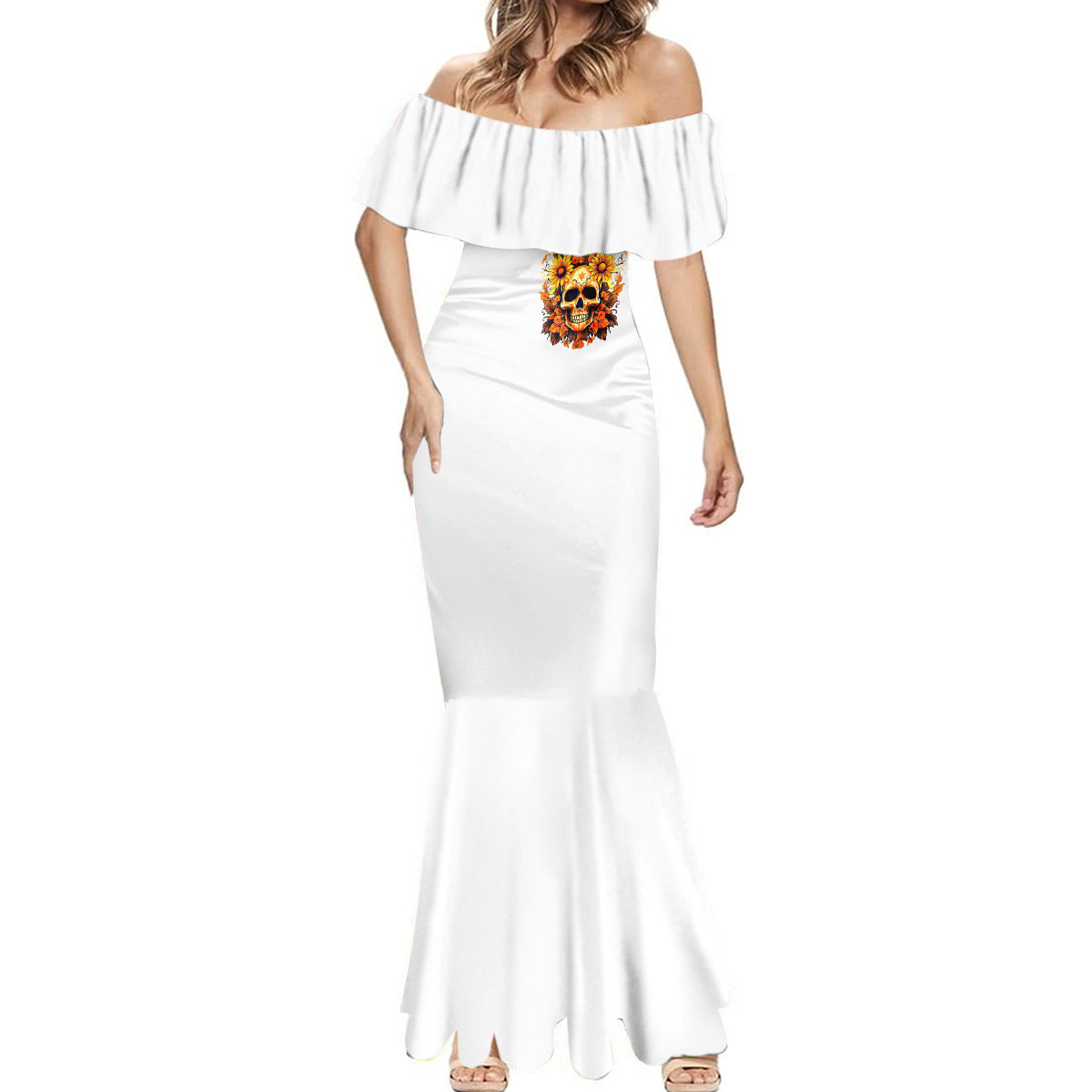 sunflower-skull-mermaid-dress-sunflower-im-blunt-because-god-rolled-me-that-way