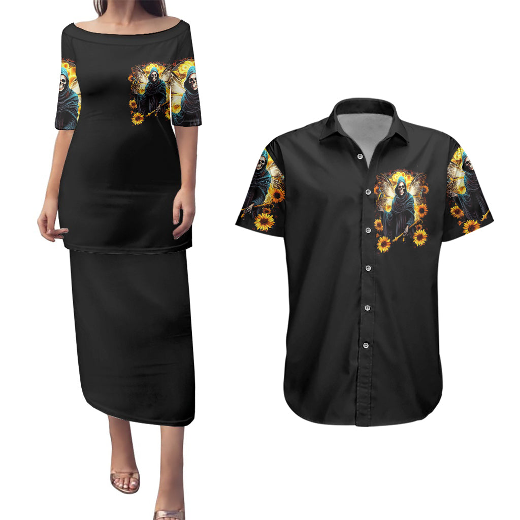 fairy-death-skull-couples-matching-puletasi-dress-and-hawaiian-shirt-mess-with-me-ill-let-karma-do-its-job