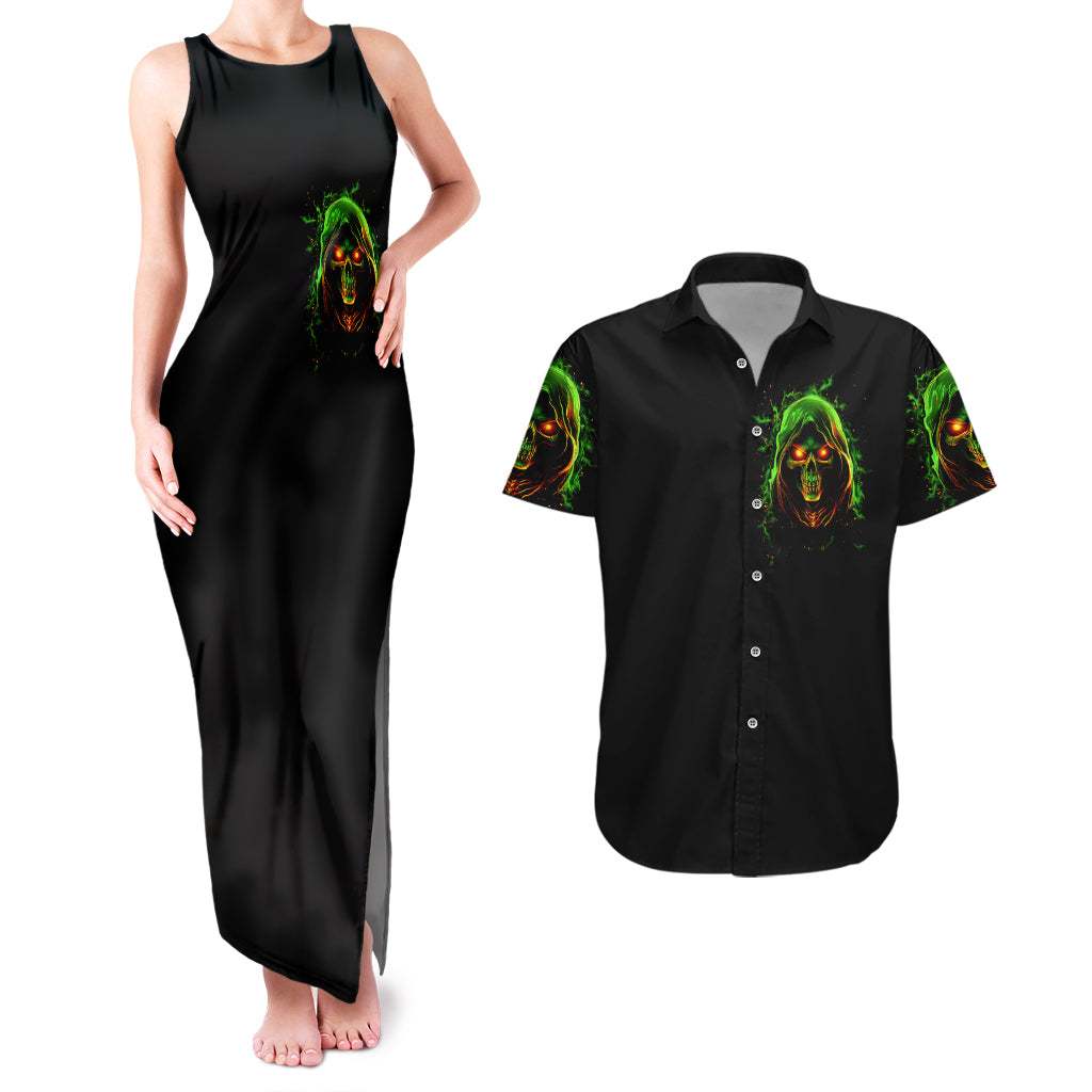 fire-death-skull-couples-matching-tank-maxi-dress-and-hawaiian-shirt-the-only-thing-that-can-stop-is-me