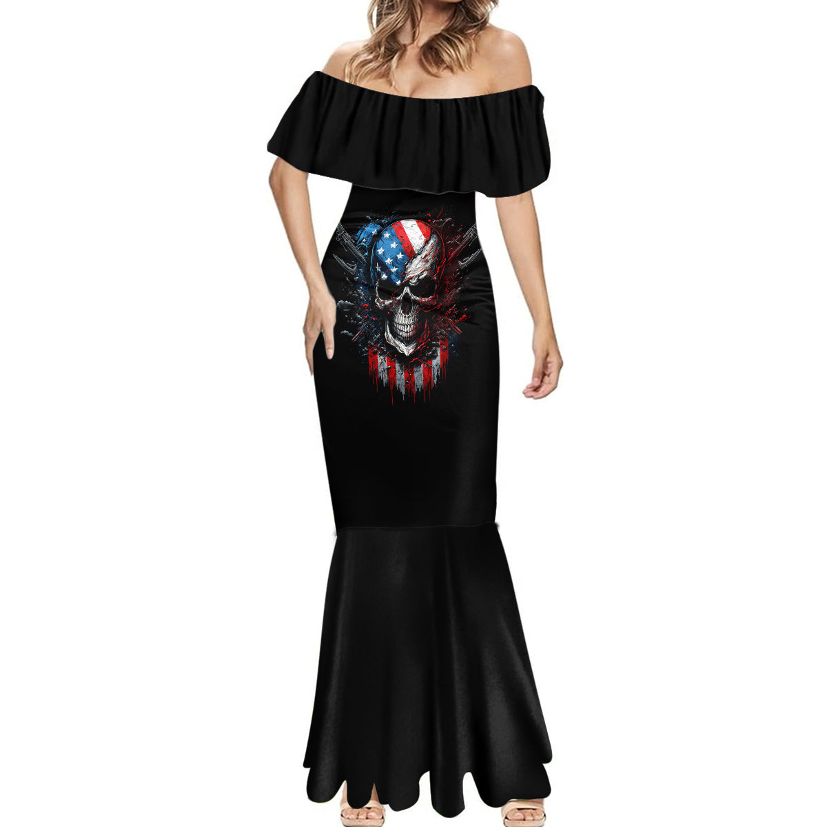 vintage-skull-mermaid-dress-american-skull-vintage