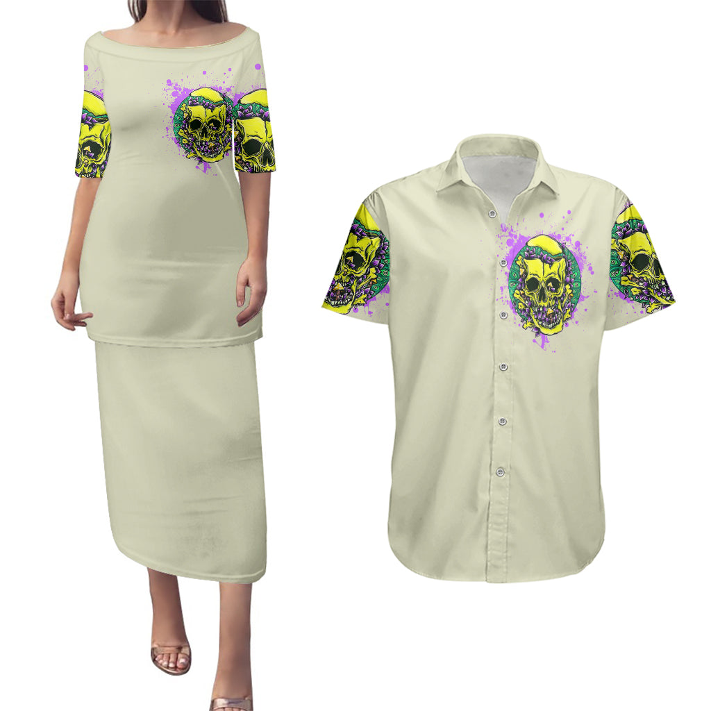 flower-skull-couples-matching-puletasi-dress-and-hawaiian-shirt-iam-who-iam-your-approval-isnt-need