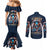 Reaper Skull Couples Matching Mermaid Dress and Long Sleeve Button Shirt My Give A Fuck Is Broken But My Go Fuck Yourself Is Fully Functional