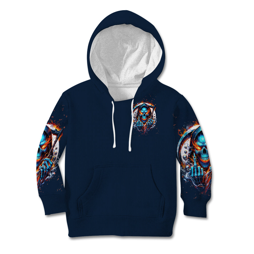 Reaper Skull Kid Hoodie My Give A Fuck Is Broken But My Go Fuck Yourself Is Fully Functional