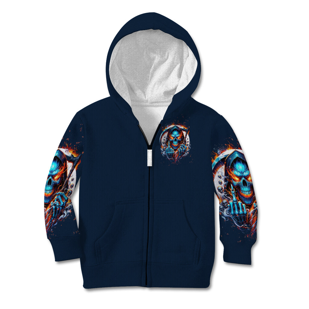Reaper Skull Kid Hoodie My Give A Fuck Is Broken But My Go Fuck Yourself Is Fully Functional