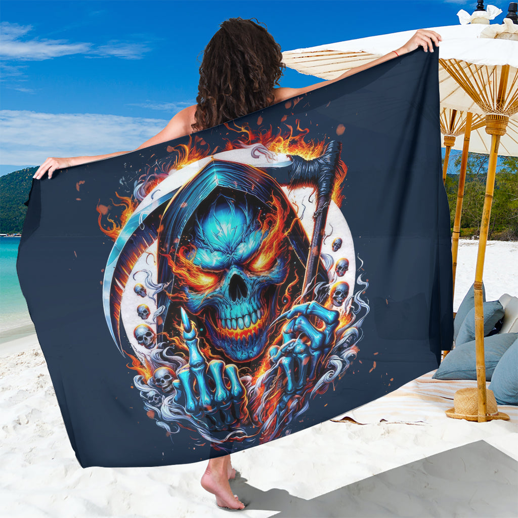 Reaper Skull Sarong My Give A Fuck Is Broken But My Go Fuck Yourself Is Fully Functional