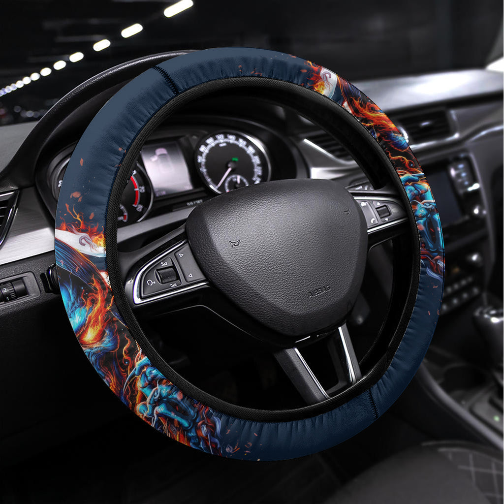 Reaper Skull Steering Wheel Cover My Give A Fuck Is Broken But My Go Fuck Yourself Is Fully Functional