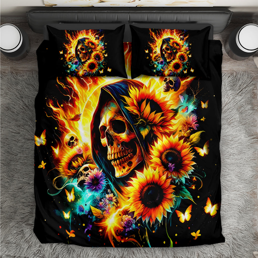 Sunflower Skull Bedding Set She Is Sunshine Mixed With A Little Hurricane