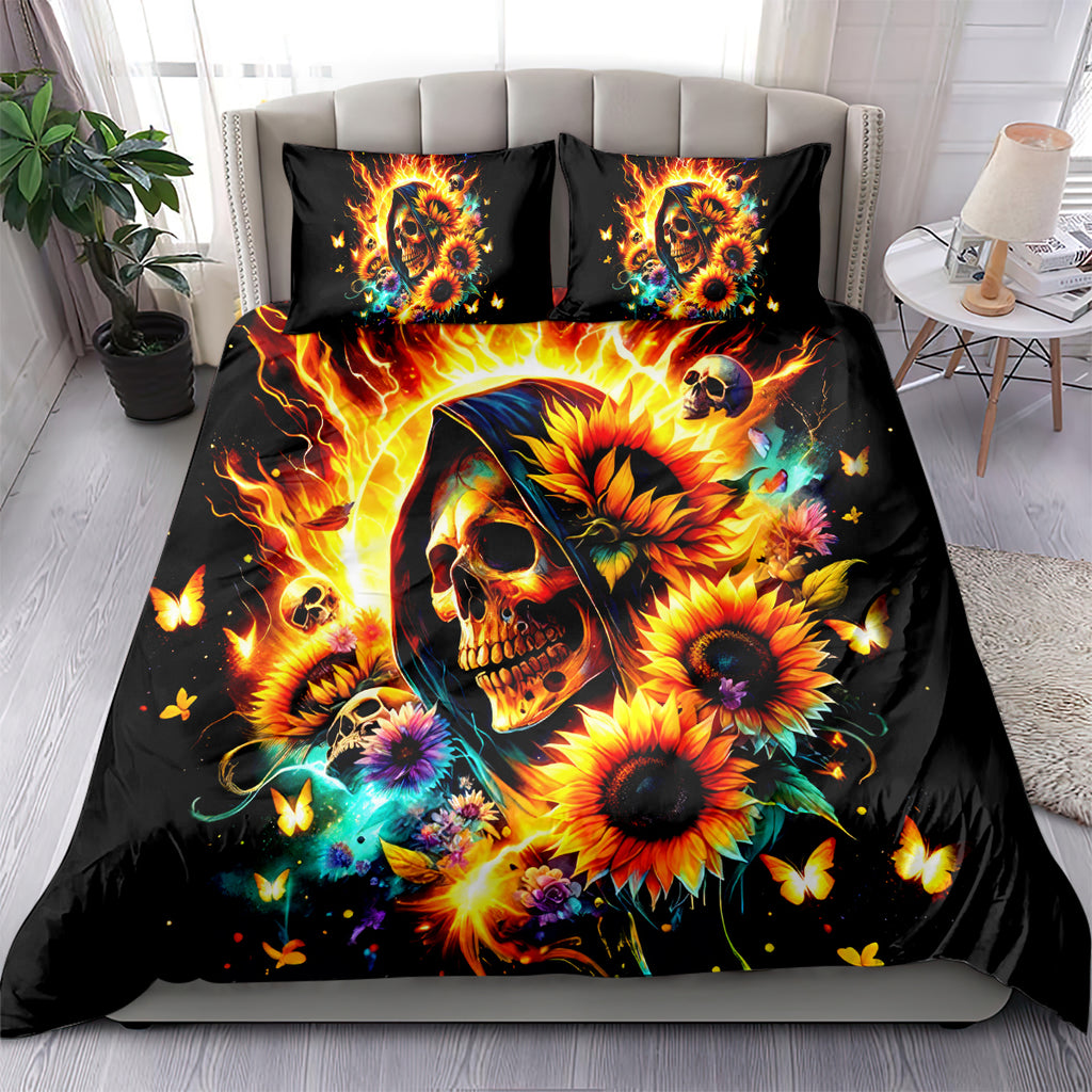 Sunflower Skull Bedding Set She Is Sunshine Mixed With A Little Hurricane