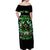 Witch Skull Off Shoulder Maxi Dress Of Course I'm Going To Hell I'm Just Here To Pick You Up