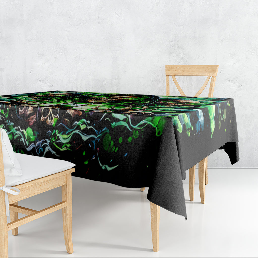 Witch Skull Tablecloth Of Course I'm Going To Hell I'm Just Here To Pick You Up