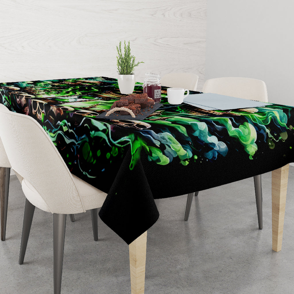 Witch Skull Tablecloth Of Course I'm Going To Hell I'm Just Here To Pick You Up