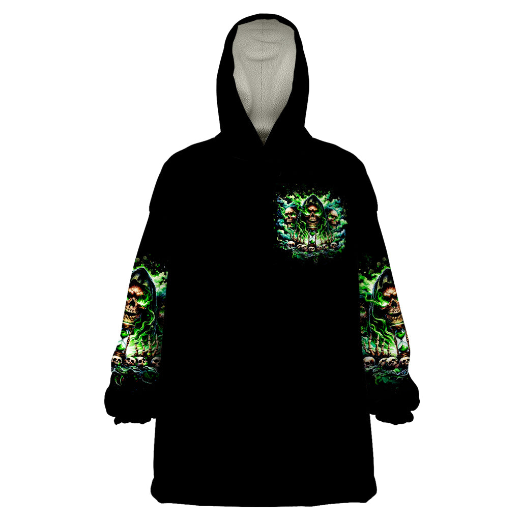 Witch Skull Wearable Blanket Hoodie Of Course I'm Going To Hell I'm Just Here To Pick You Up