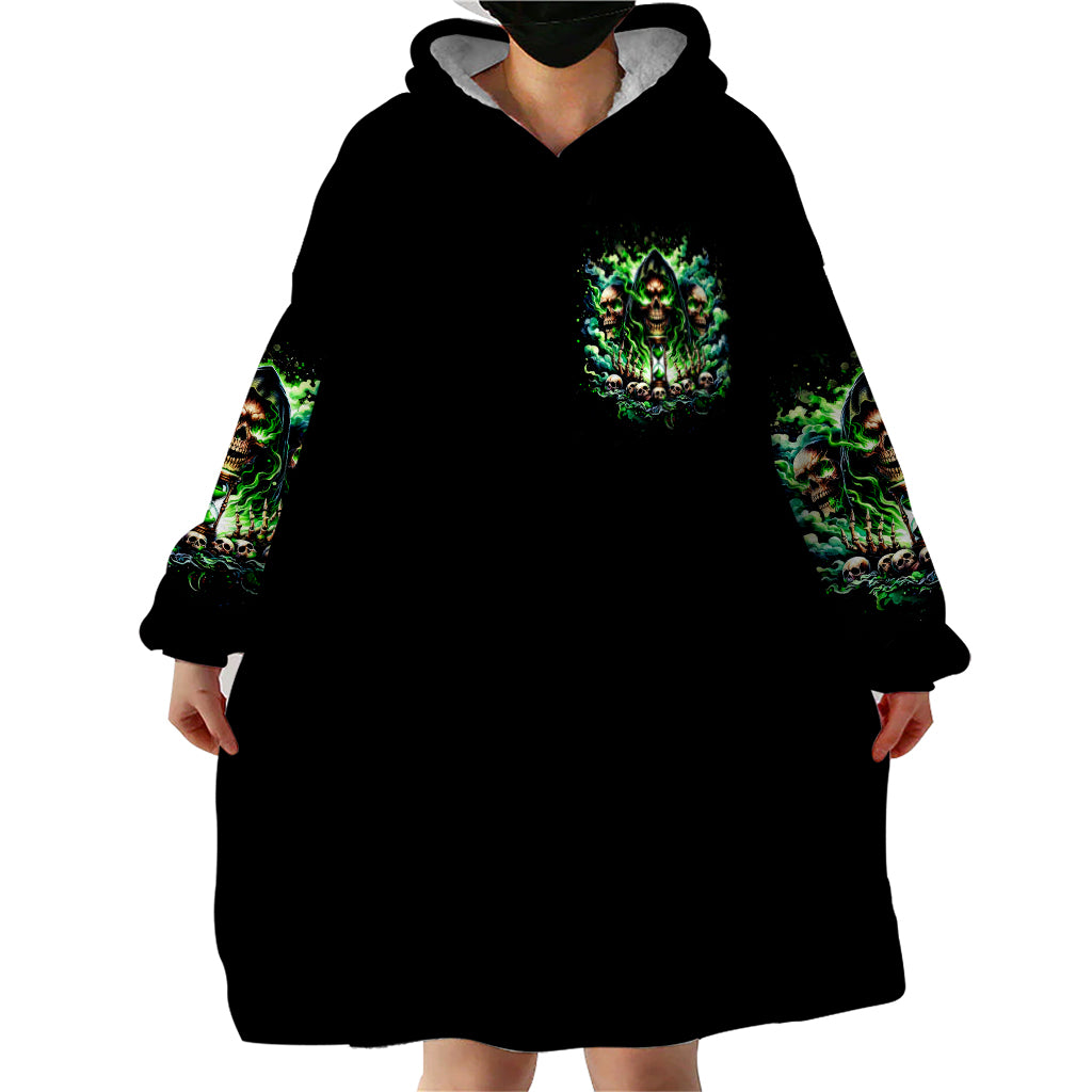 Witch Skull Wearable Blanket Hoodie Of Course I'm Going To Hell I'm Just Here To Pick You Up