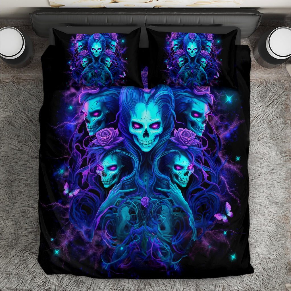 Rose Skull Bedding Set Four Out Of The Five Voices In My Head Think You An Idiot