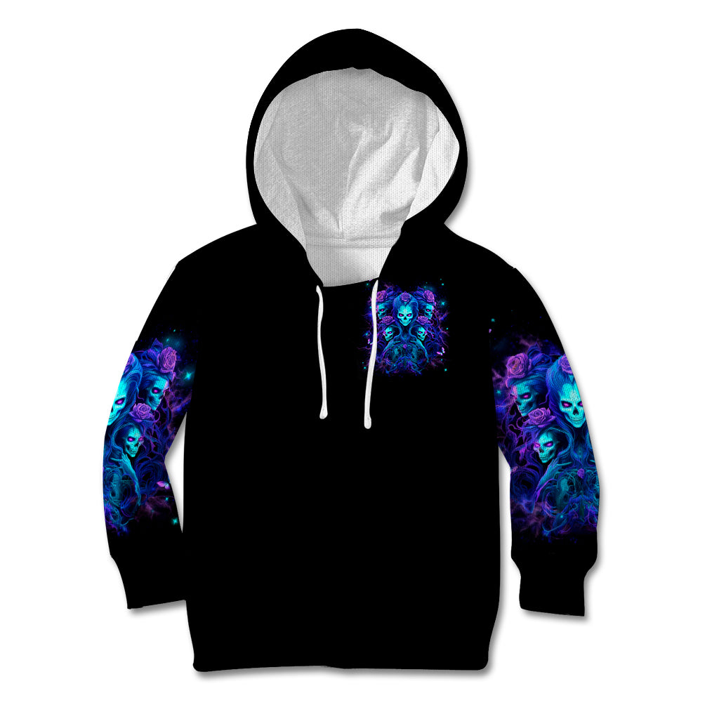 Rose Skull Kid Hoodie Four Out Of The Five Voices In My Head Think You An Idiot