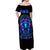 Rose Skull Off Shoulder Maxi Dress Four Out Of The Five Voices In My Head Think You An Idiot