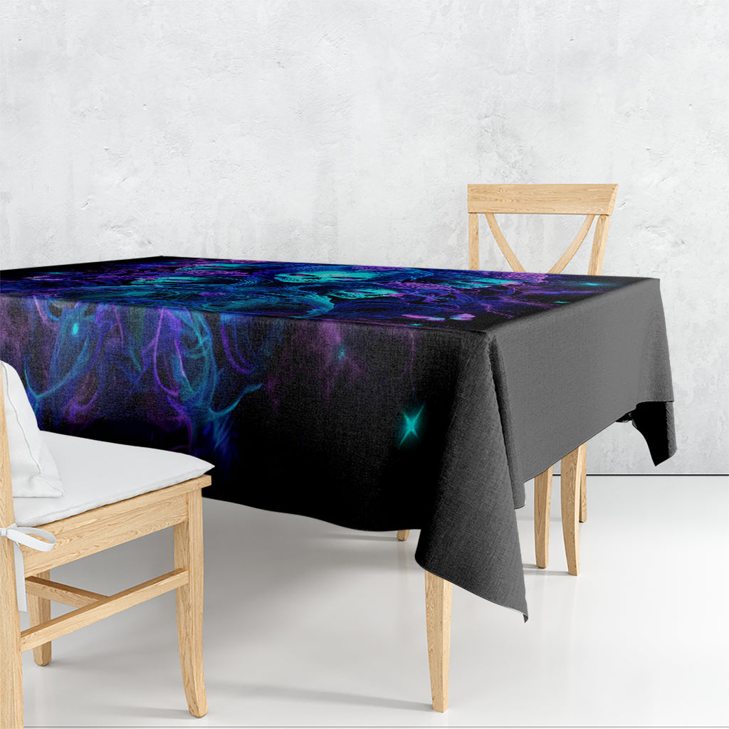 Rose Skull Tablecloth Four Out Of The Five Voices In My Head Think You An Idiot