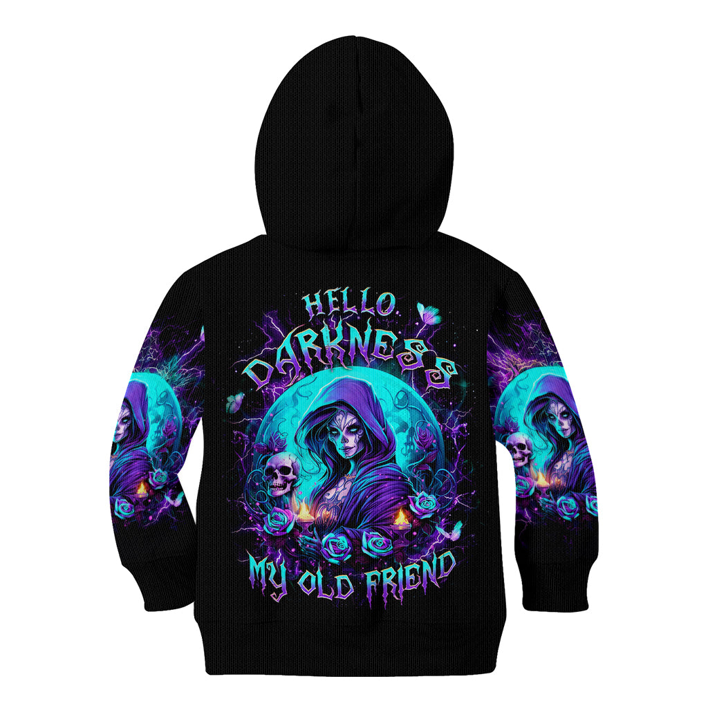 Witch Skull Kid Hoodie Hello Darkness My Old Friend