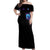 Witch Skull Off Shoulder Maxi Dress Hello Darkness My Old Friend