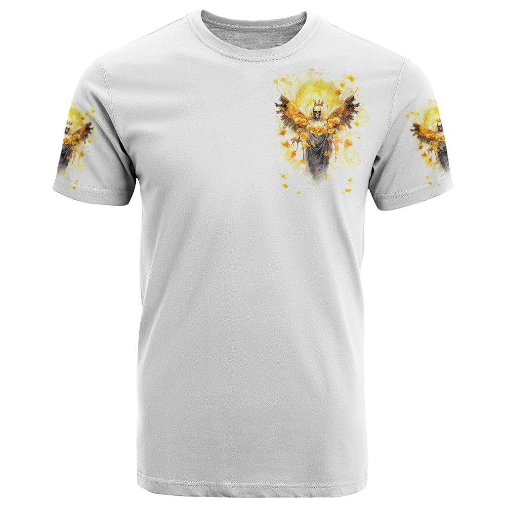 Flower Skull Angel T Shirt Bitch I'm The Fucking Queen