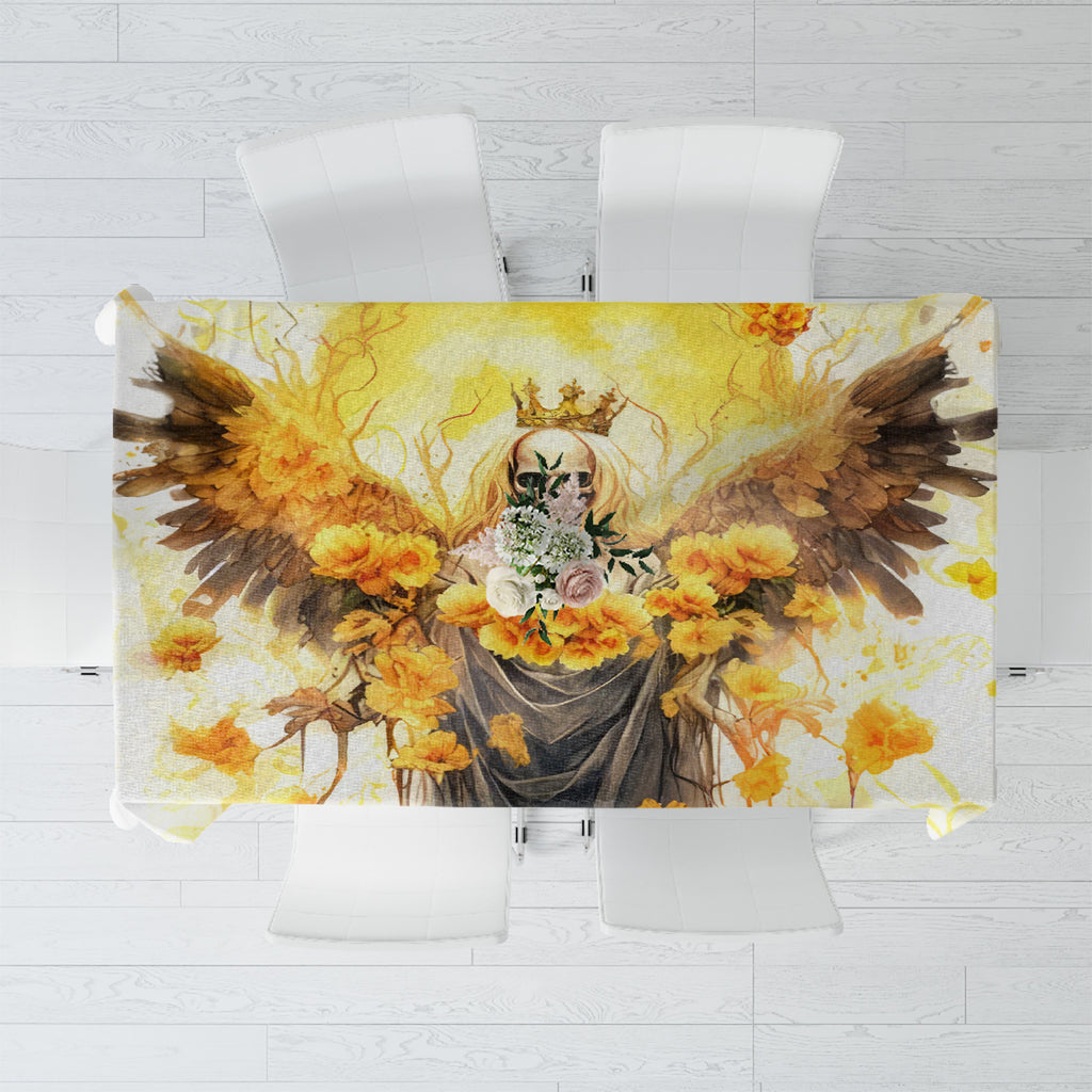 Flower Skull Angel Tablecloth Bitch I'm The Fucking Queen