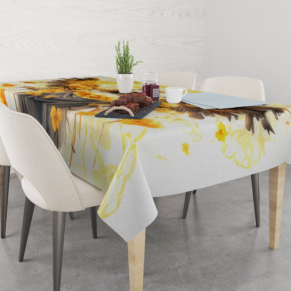 Flower Skull Angel Tablecloth Bitch I'm The Fucking Queen