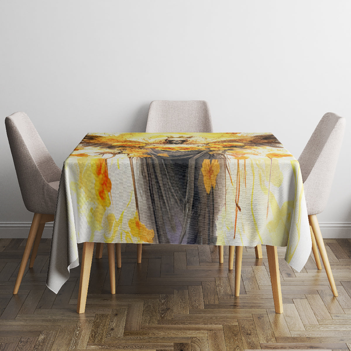 Flower Skull Angel Tablecloth Bitch I'm The Fucking Queen