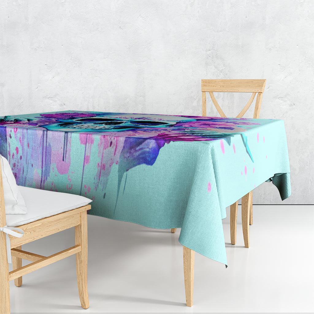Flower Skull Angel Tablecloth I'm A Bitch With A Flow Bullshit Tolerance