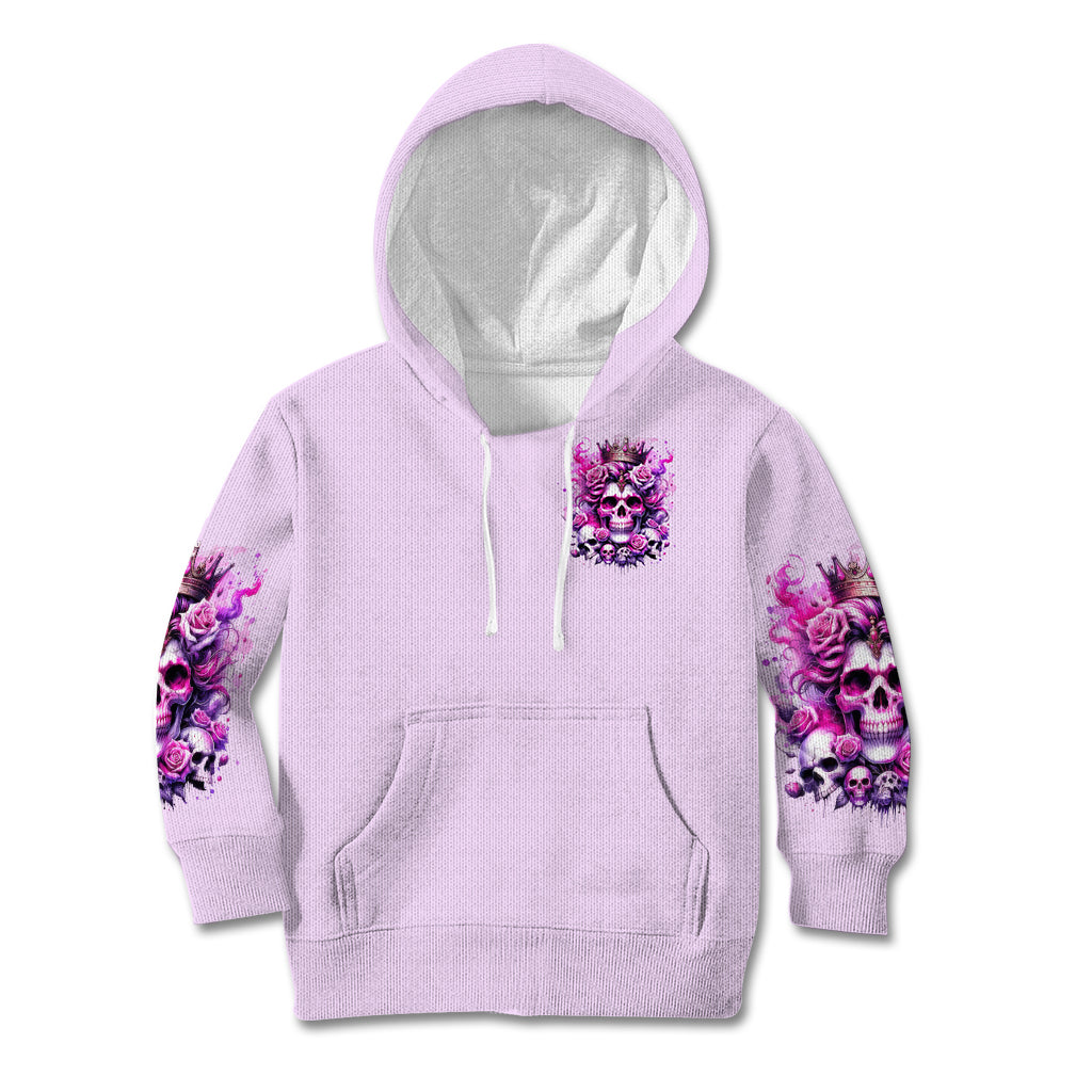 Rose Skull Kid Hoodie Bitch I'm The Fucking Queen