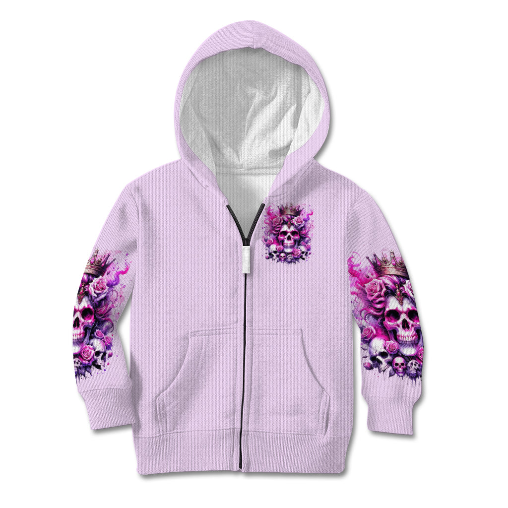 Rose Skull Kid Hoodie Bitch I'm The Fucking Queen